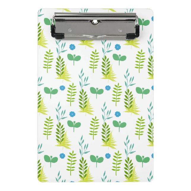 Blue Flower  Mini Clipboard (Front)
