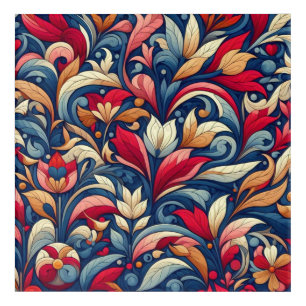 Blue Flower Morris art