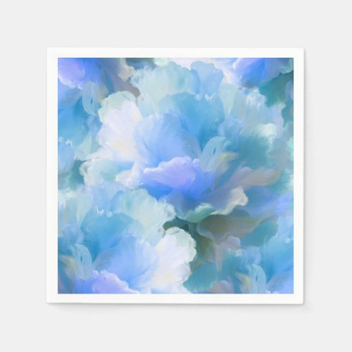 Blue Flower Napkins