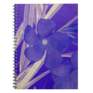 Blue Flower Notebook