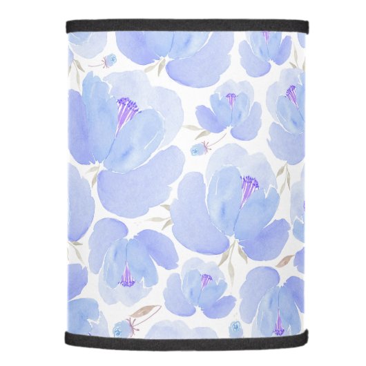 Blue Flower Pattern Lamp Shades Shade (Right)