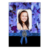 Blue flower personalized photo (Front)
