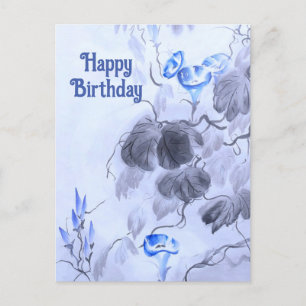 Blue Flower Postcard