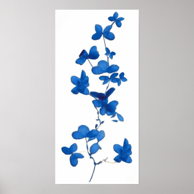 Blue Flower Print (Front)