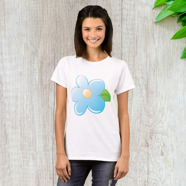 Blue Flower T-Shirt (Creator Uploaded)
