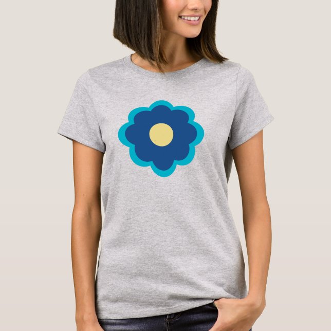 Blue Flower T-Shirt (Front)