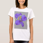 blue flower t shirt