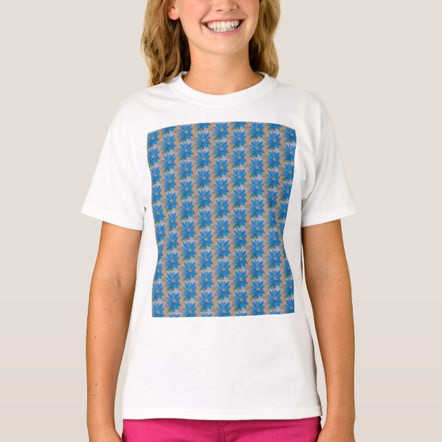 Blue Flower T-Shirt (Front)