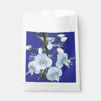 Blue flowers favor bag