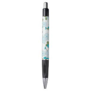 Blue Flowers, Floral Pattern, Pattern Of Flowers Pen