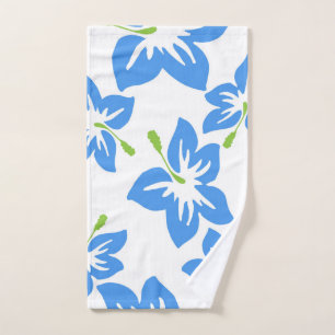 Blue Flowers  Hand Towel