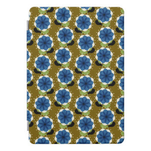 Blue flowers iPad pro cover