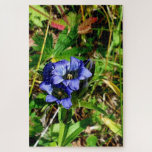 Blue Flowers  Jigsaw Puzzle<br><div class="desc">Blue Flowers</div>