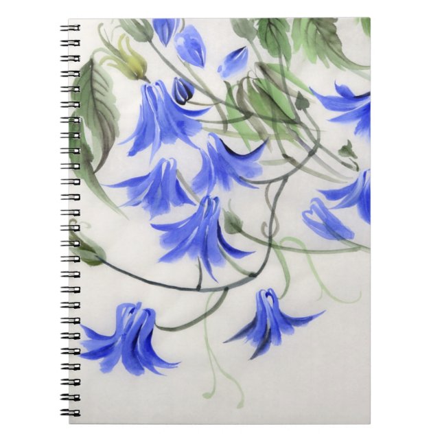 Blue Flowers Notebook (Front)