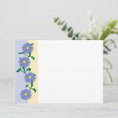 Blue flowers pattern (Standing Front)