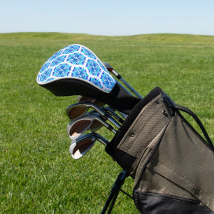 Blue Flowers, Pattern Of Flowers, Floral Pattern Golf Head Cover