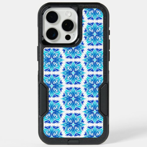 Blue Flowers Pattern Of Flowers Floral Pattern iPhone 15 Pro Max Case