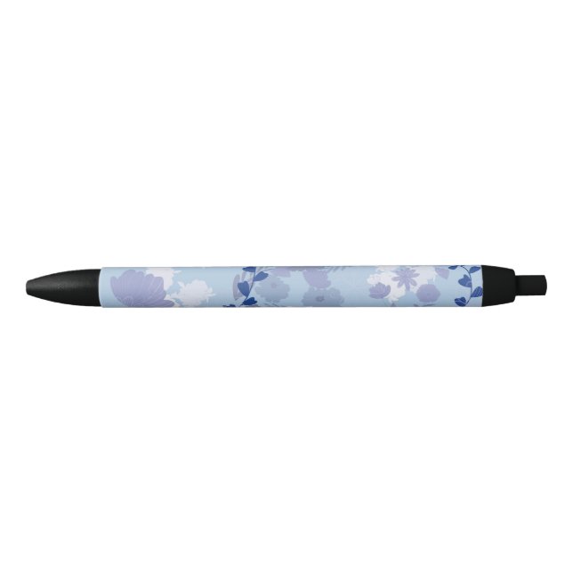 Blue Flowers Pen (Front)