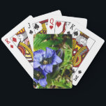 Blue Flowers  Poker Cards<br><div class="desc">Blue Flowers</div>