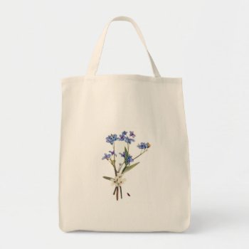 Blue Flowers Tote Bag by Impactzone at Zazzle