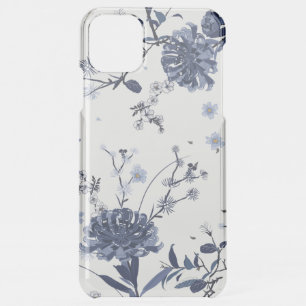 Blue flowers iPhone 11 pro max case