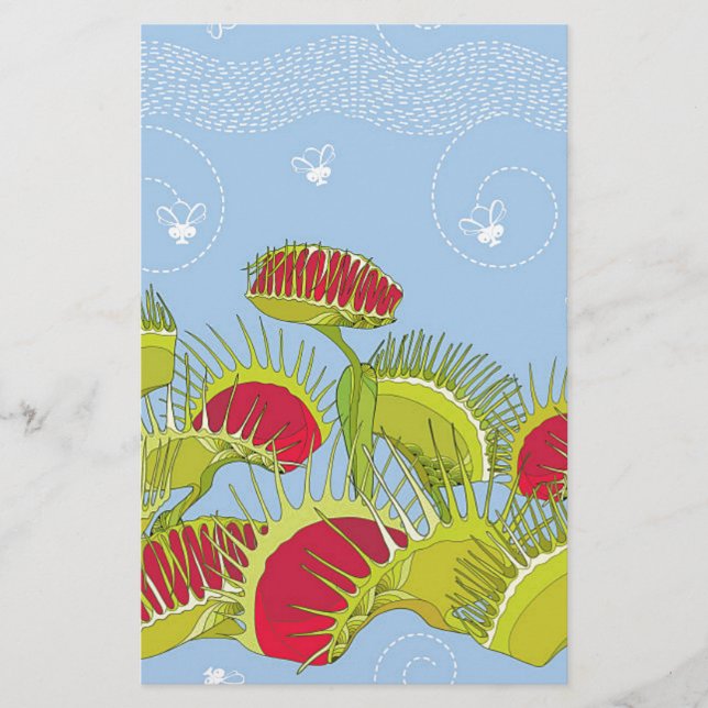 blue fly trap stationery (Front)