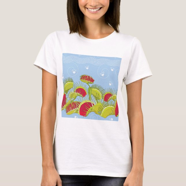 blue fly trap T-Shirt (Front)