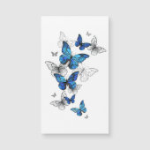 Blue Flying Butterflies Morpho (Front)