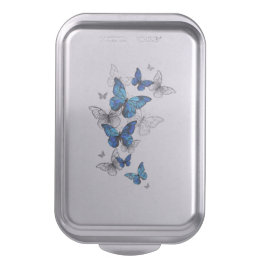 Blue Flying Butterflies Morpho Cake Pan