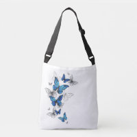 Blue Flying Butterflies Morpho