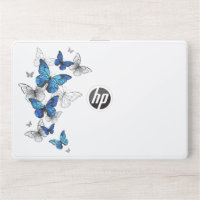 Blue Flying Butterflies Morpho