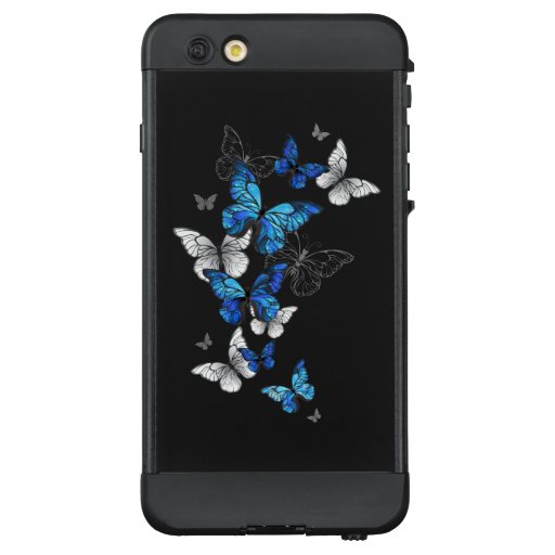 Blue Flying Butterflies Morpho LifeProof NÜÜD iPhone 6 Plus Case