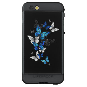 Blue Flying Butterflies Morpho LifeProof NÜÜD iPhone 6s Plus Case