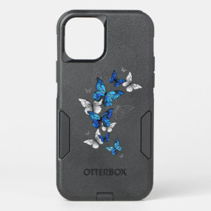 Blue Flying Butterflies Morpho OtterBox Commuter iPhone 12 Case