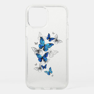 Blue Flying Butterflies Morpho Speck iPhone 12 Pro Case
