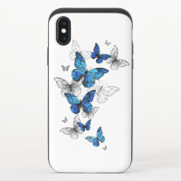Blue Flying Butterflies Morpho