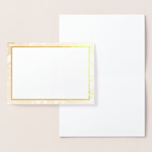 blue foil card