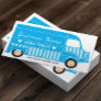 Blue Food Truck Business Card