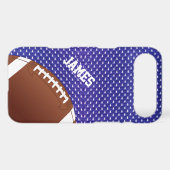 Blue Football Custom iPod Touch Case (Back (Horizontal))