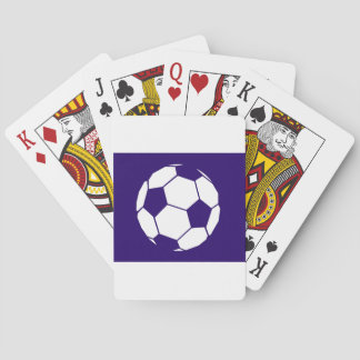 Blue Football Design Poker Cards