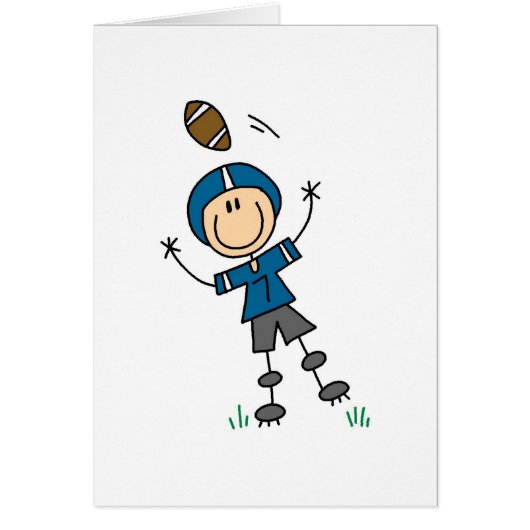 Blue Football Player Card (Front)