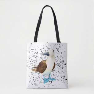 Blue Footed Bird Bobbie Tote Bag
