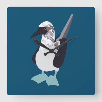 Blue-Footed Bird Seabird Illustration