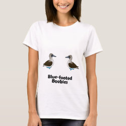 Cute Blue-footed Boobies Women's Basic T-Shirt