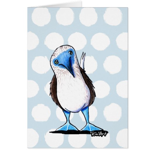 Blue Footed Booby Bird Cards (Front)