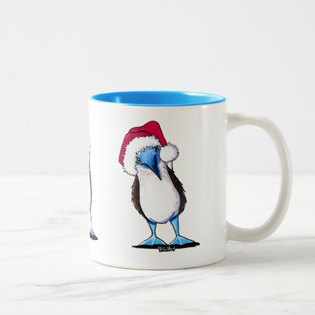 Blue Footed Booby Christmas Mug (Right)