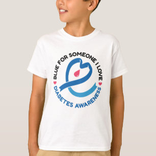 Blue for Someone I Love – Diabetes Awareness T-Shirt