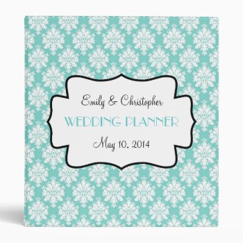 Blue  For You Wedding Binder by cami7669 at Zazzle