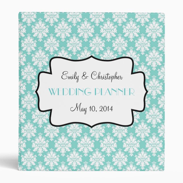 Blue, For You Wedding Binder (Front)