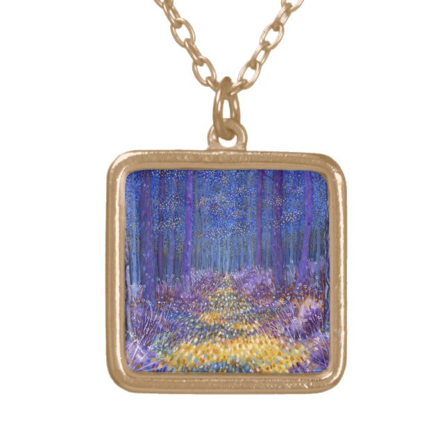Blue Forest 2 2012 Gold Plated Necklace (Front)